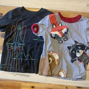 2 Pack Old Navy Toddler Boy Graphic Tees